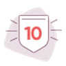 Flat 10-year warranty <sup>1</sup>