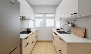 Fully Equipped Tiny Kitchen