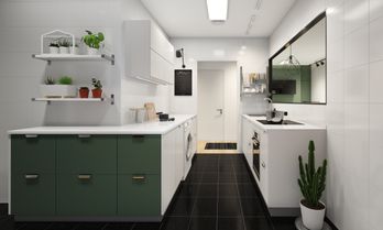 Open-concept Galley Kitchen